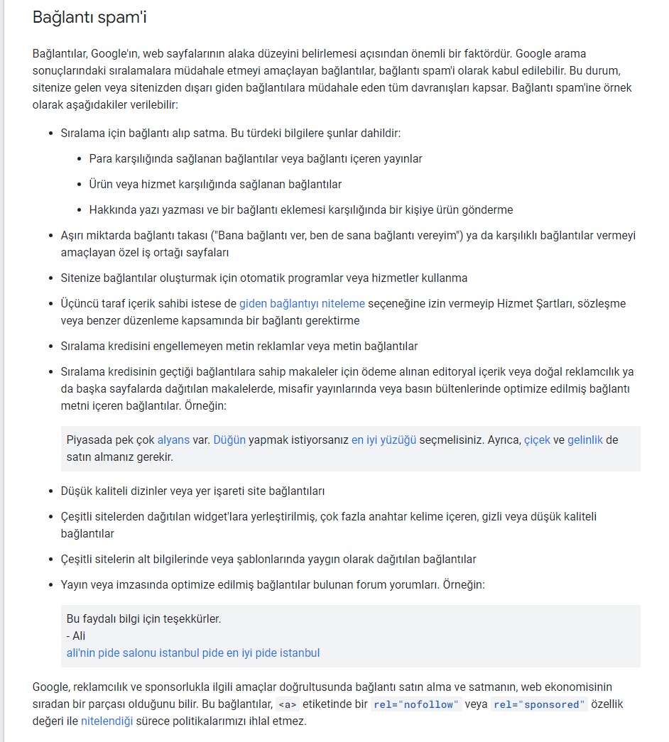 Googleun Backlink Aciklamasi Backlinklerin SEO'ya Etkisi Nedir ? Google'un Backlink Hakkındaki Açıklaması