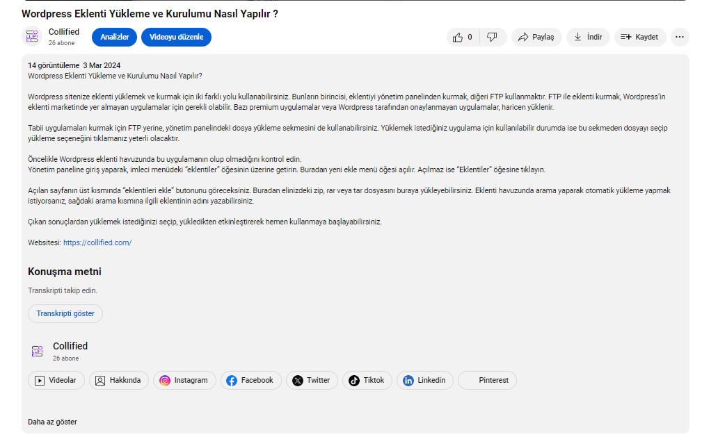 Ornek Bir Youtube Video Aciklama Metni Youtube SEO Nedir? Youtube SEO Nasıl Yapılır? Ornek Bir Youtube Video Aciklama Metni Youtube SEO Nedir? Youtube SEO Nasıl Yapılır?