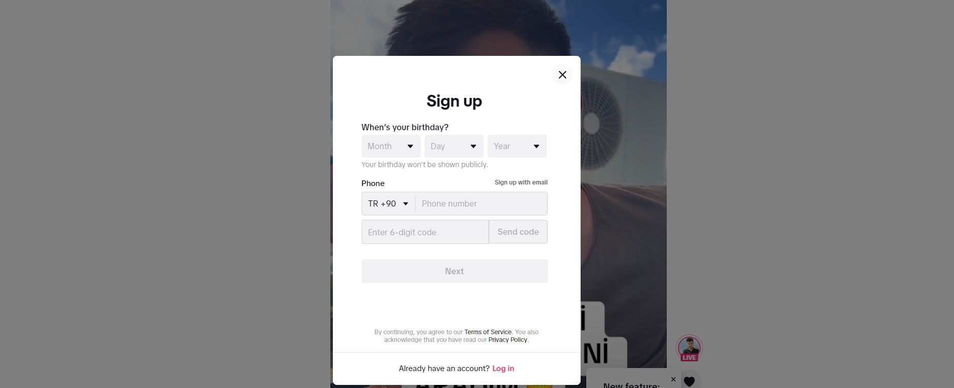 tiktok hesap acma paneli TikTok Hesabı Nasıl Açılır?