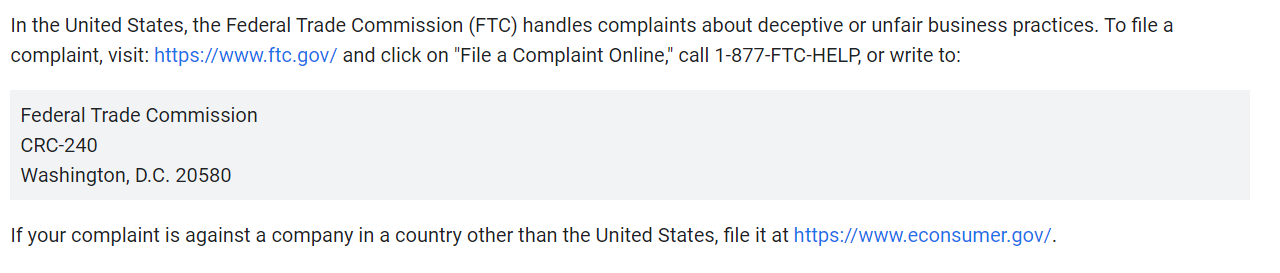federal ticaret komisyonu Garantili SEO - Google Babanızın Şirketi Değil!