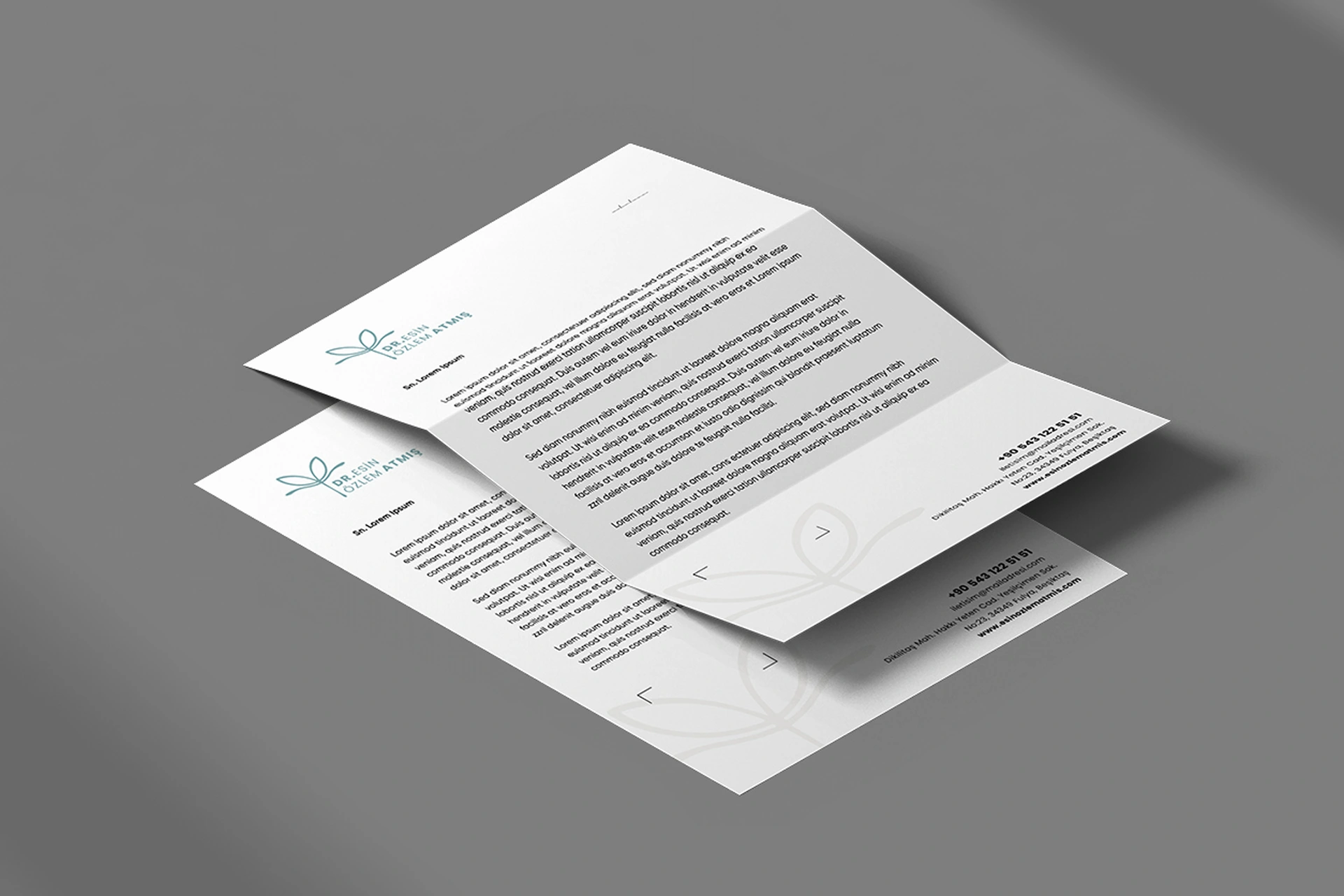 Esin Özlem Atmiş Antetli 1 Briefpapier & Rezepte für Ärzte und Kliniken