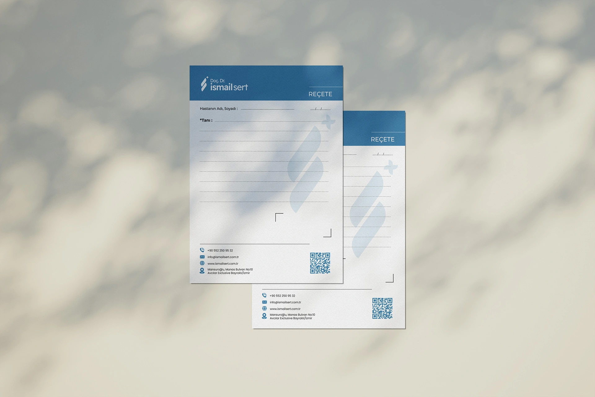 İsmail Sert reçete 1 Briefpapier & Rezepte für Ärzte und Kliniken