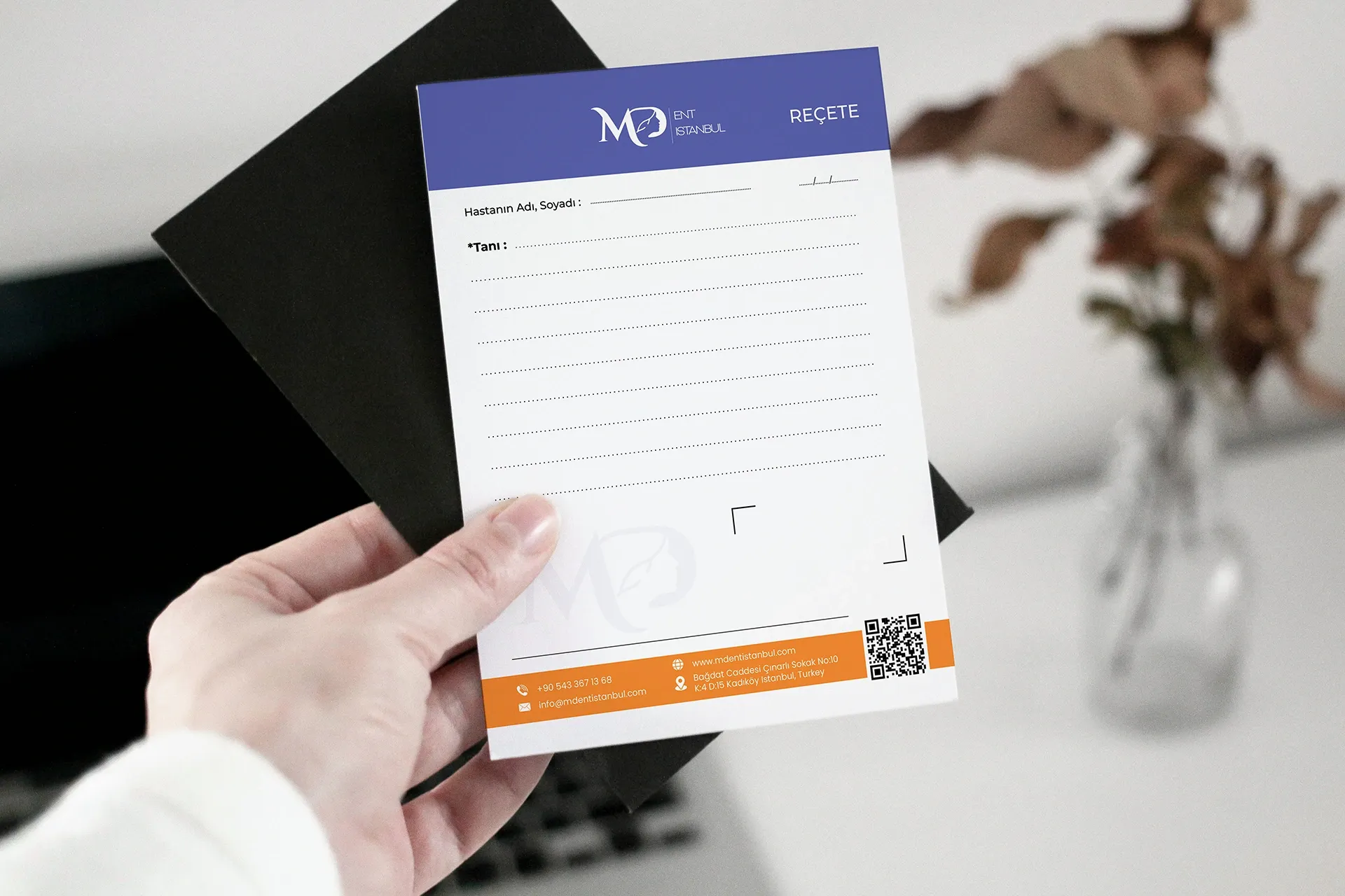 MD ent reçete 1 Briefpapier & Rezepte für Ärzte und Kliniken