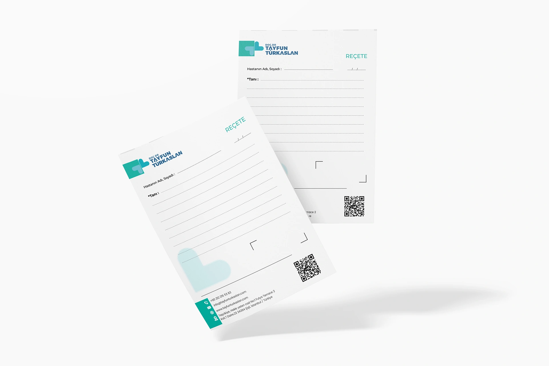 Tayfun Türkaslan reçete 1 Briefpapier & Rezepte für Ärzte und Kliniken