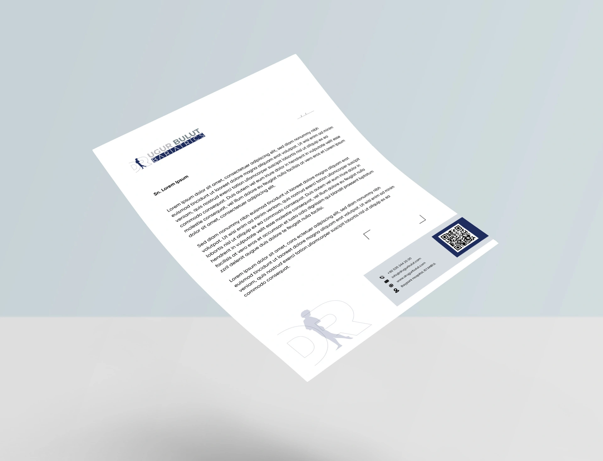 Uğur Bulut Antetli 1 Briefpapier & Rezepte für Ärzte und Kliniken