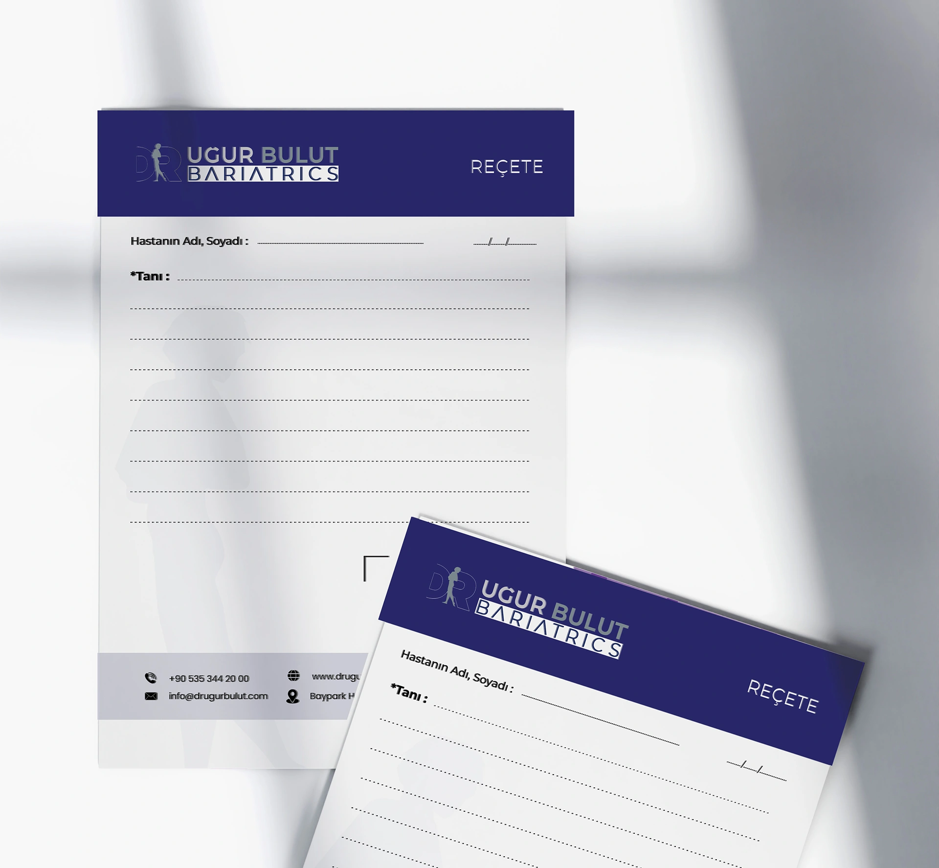Uğur Bulut reçete 1 Briefpapier & Rezepte für Ärzte und Kliniken