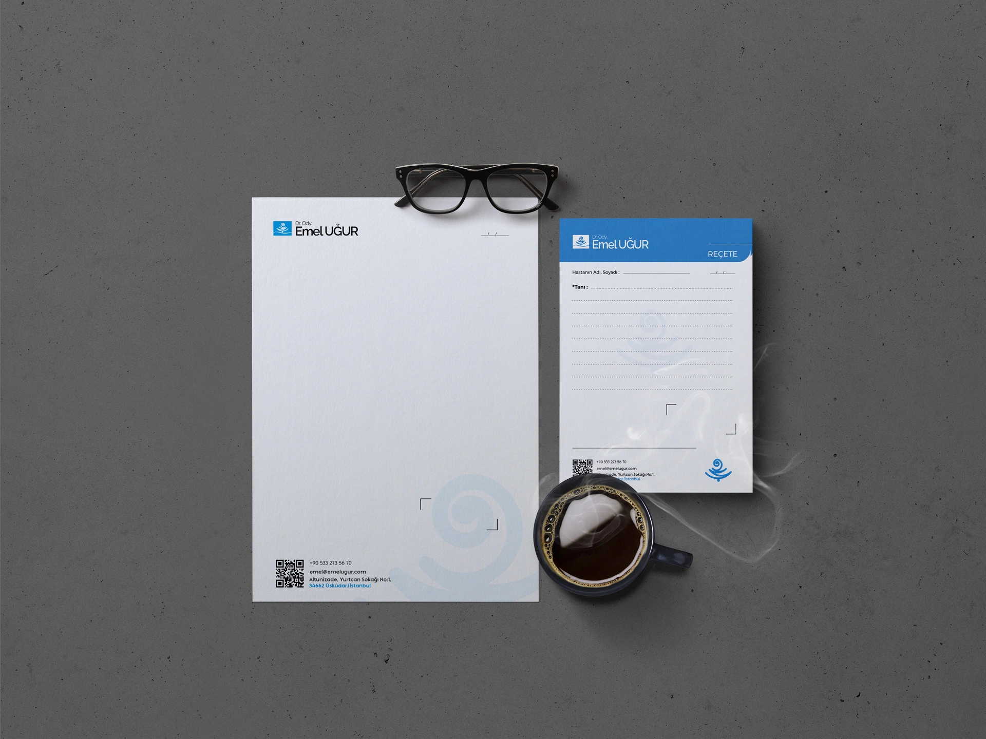 emelugur antetli recete 1 Briefpapier & Rezepte für Ärzte und Kliniken