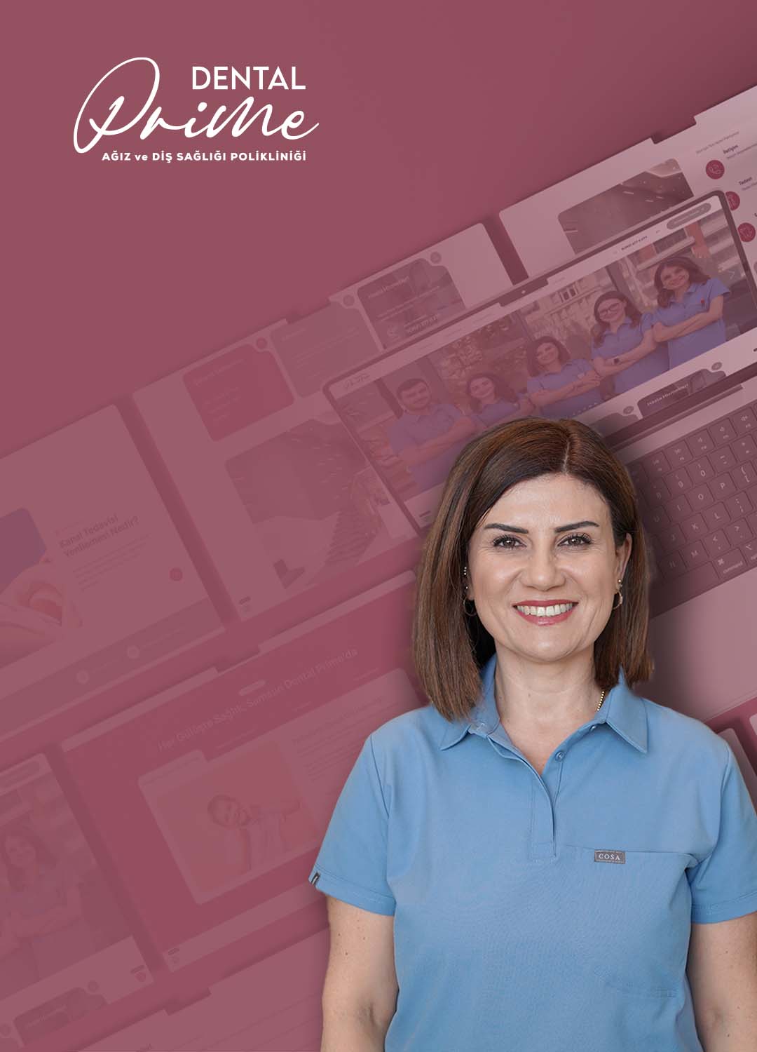 SDP portfolyo dikey ana sayfa şablon