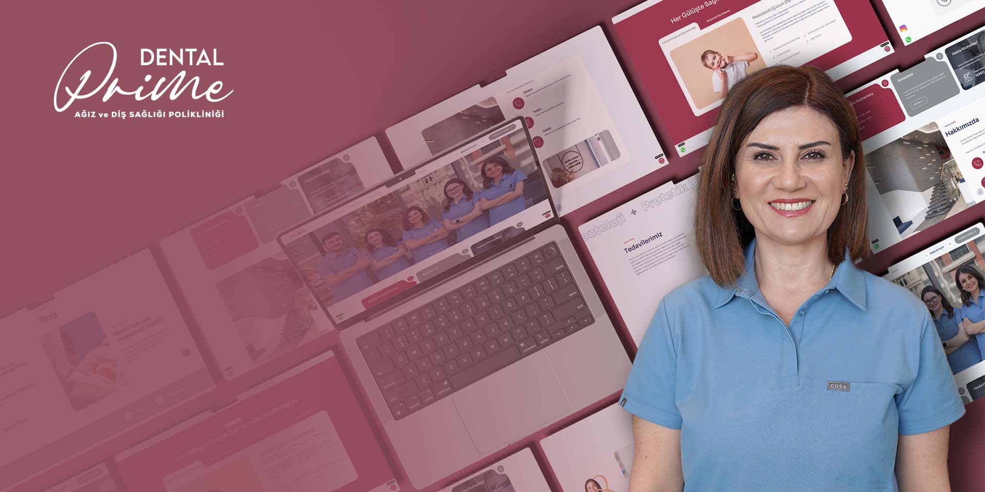 SDP portfolyo yatay ana sayfa şablon