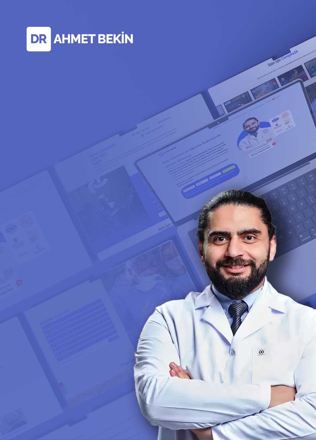 ahmetbekin portfolyo dikey ana sayfa şablon