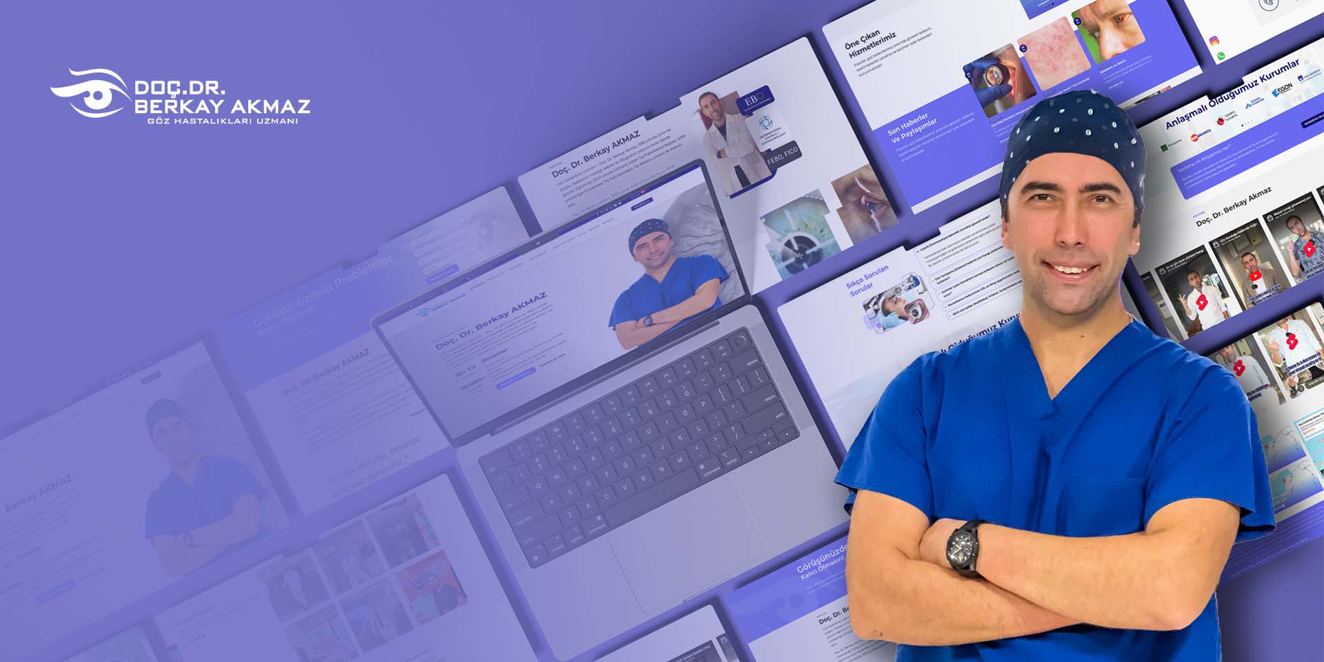 berkayakmaz portfolyo yatay ana sayfa şablon