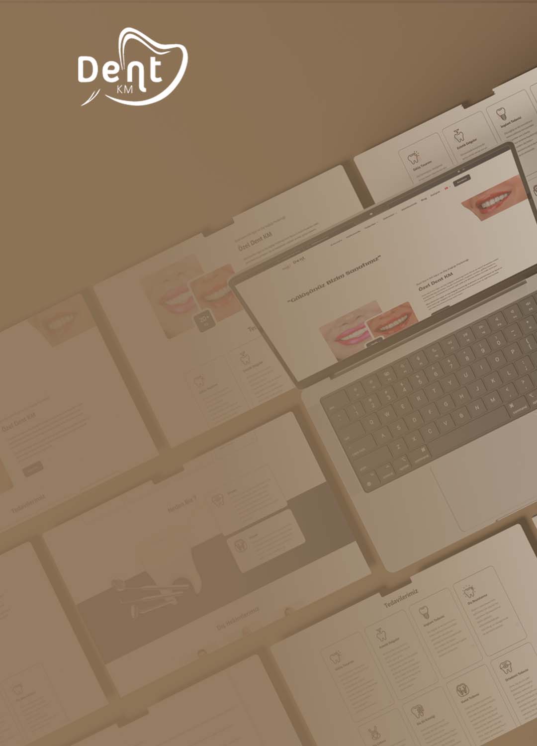 dentkm portfolyo dikey ana sayfa şablon