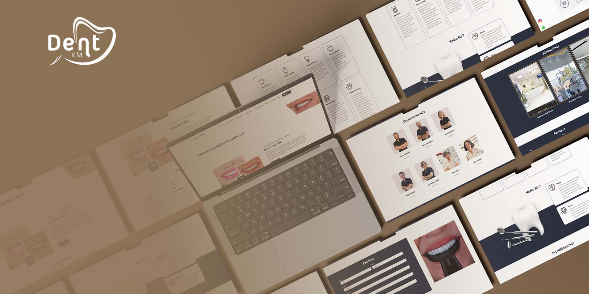 dentkm portfolyo yatay ana sayfa şablon