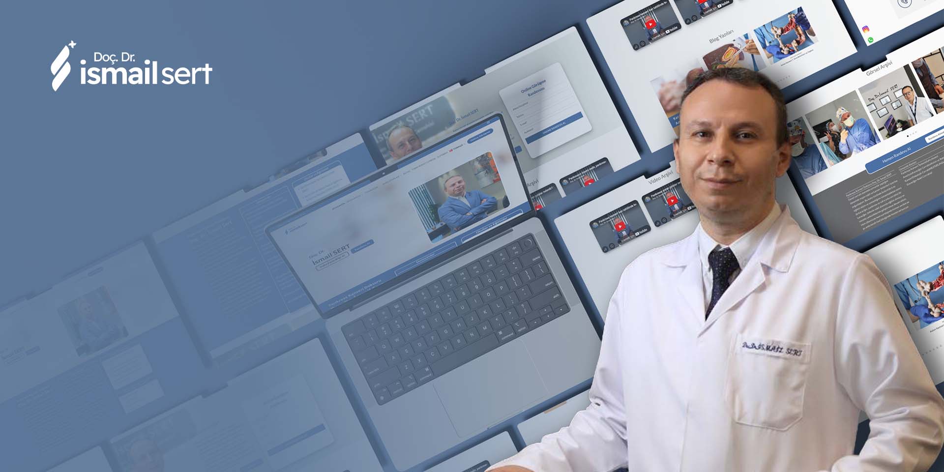 ismailsert portfolyo yatay ana sayfa şablon