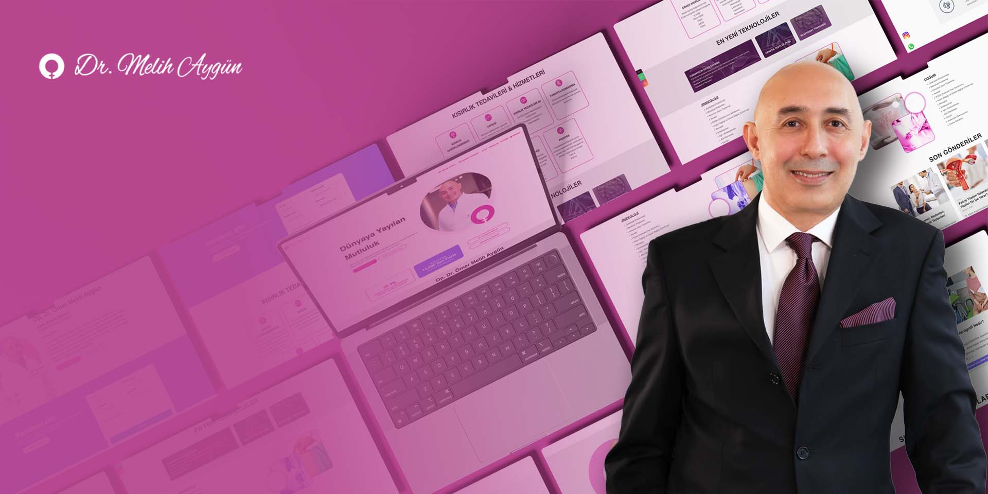 melihaygun portfolyo yatay ana sayfa şablon