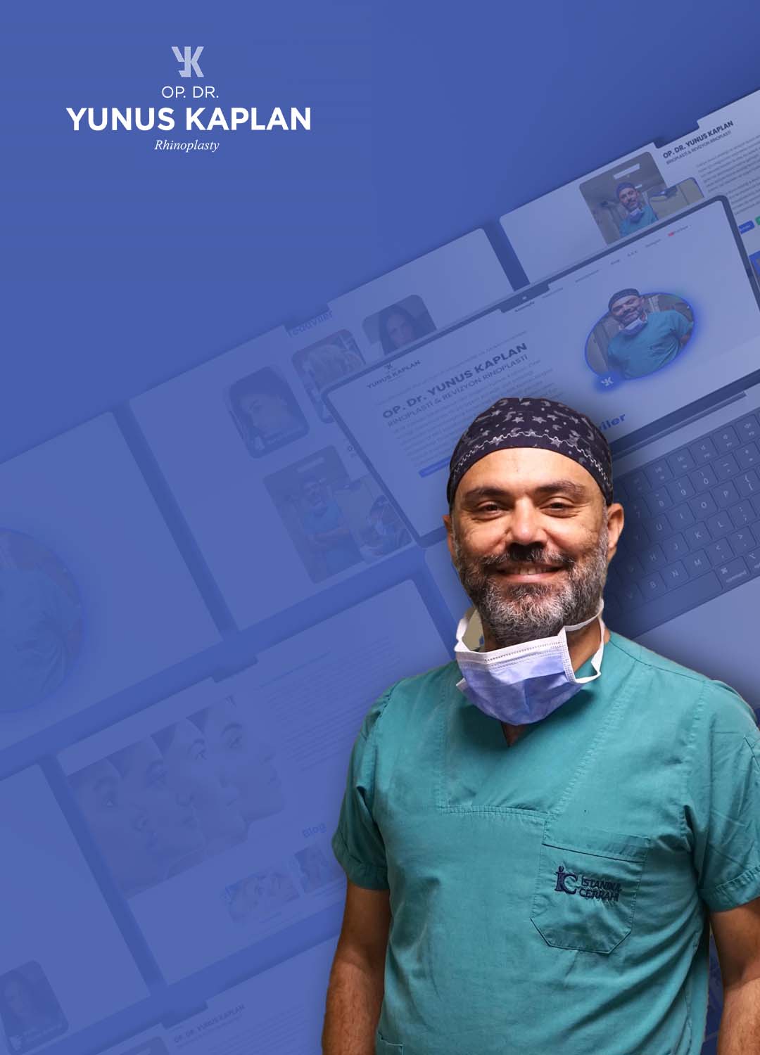 yunuskaplan portfolyo dikey ana sayfa şablon