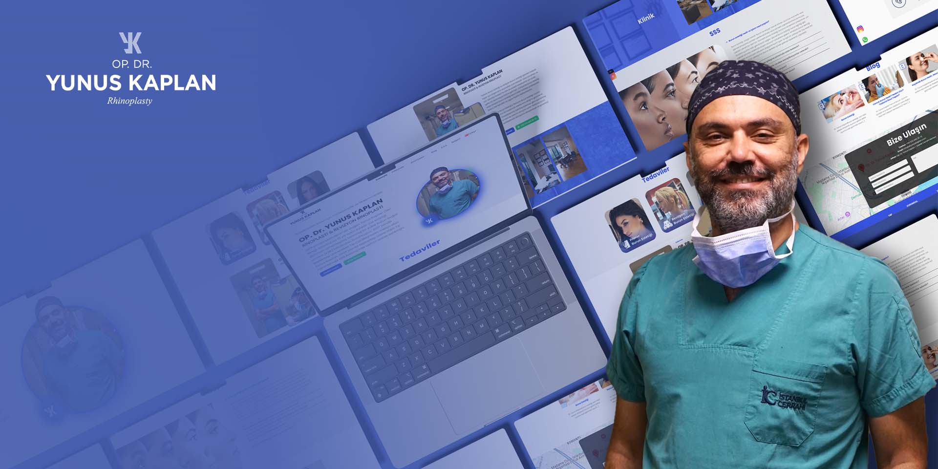 yunuskaplan portfolyo yatay ana sayfa şablon